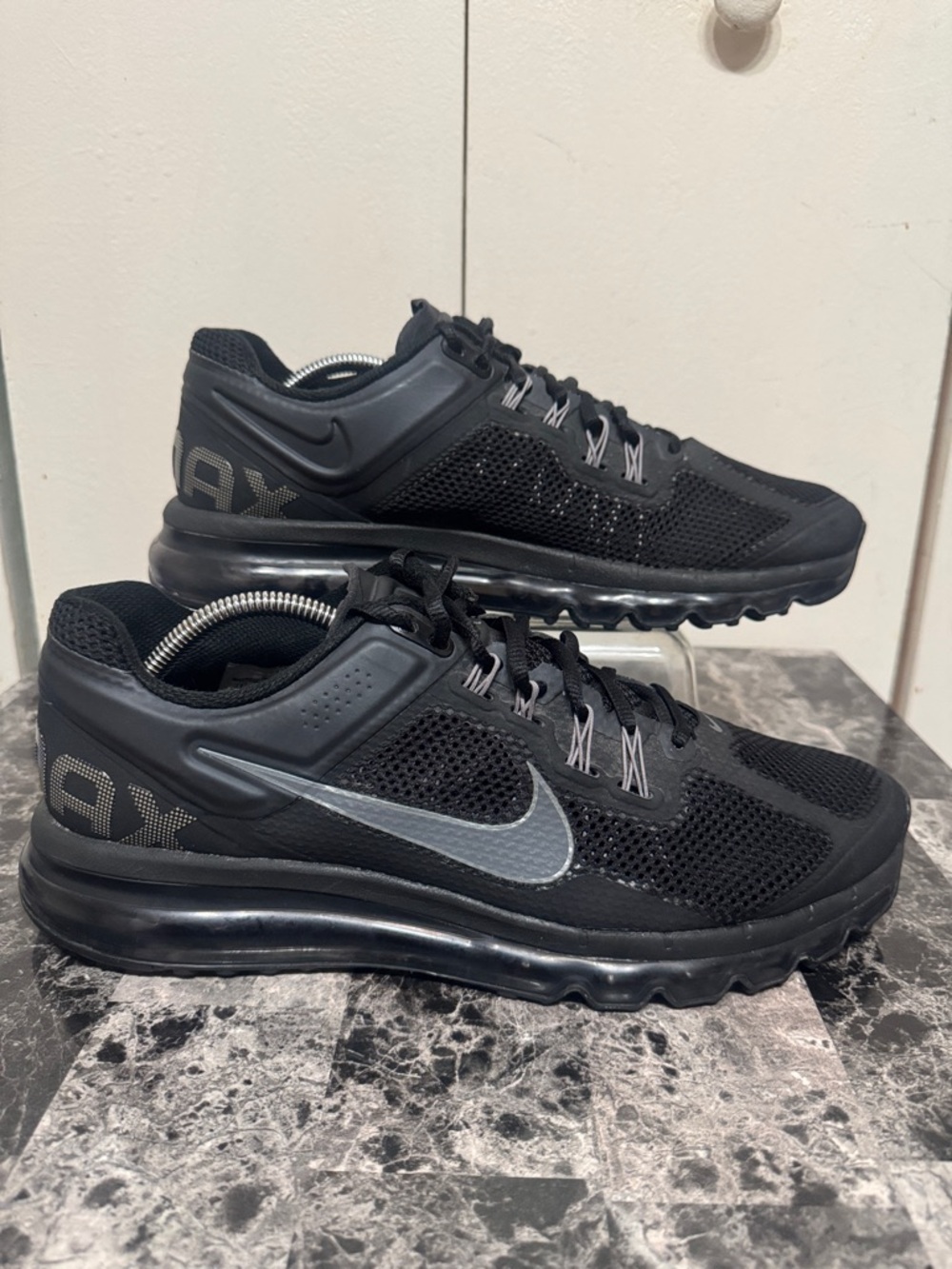 Nike Air Max Triple Black Shoes 554886-001 Men’s Size 11.5